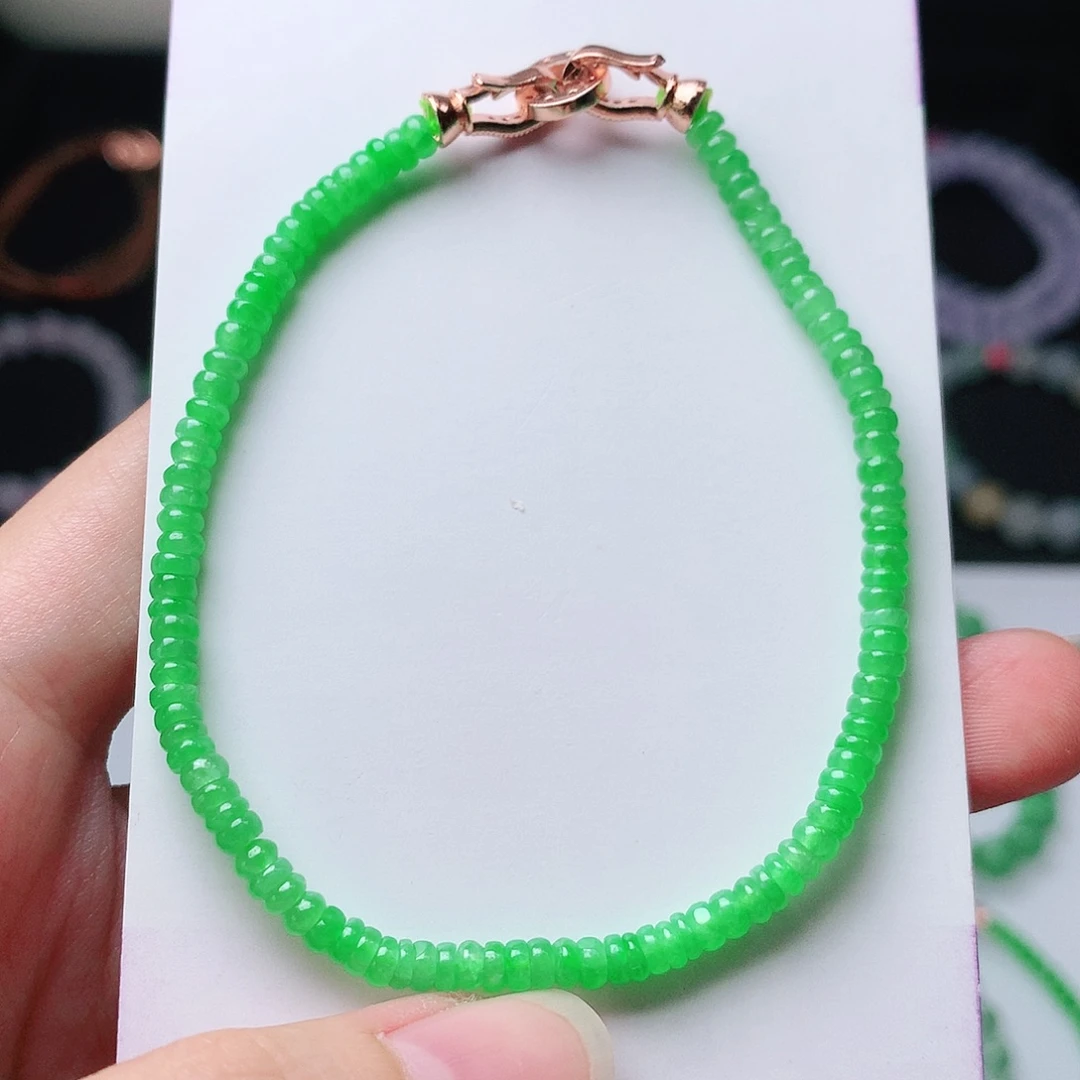 翡翠未镶嵌手链翡翠
