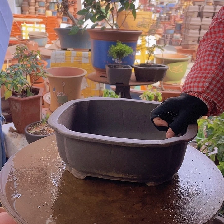 紫砂宜兴紫砂30海棠