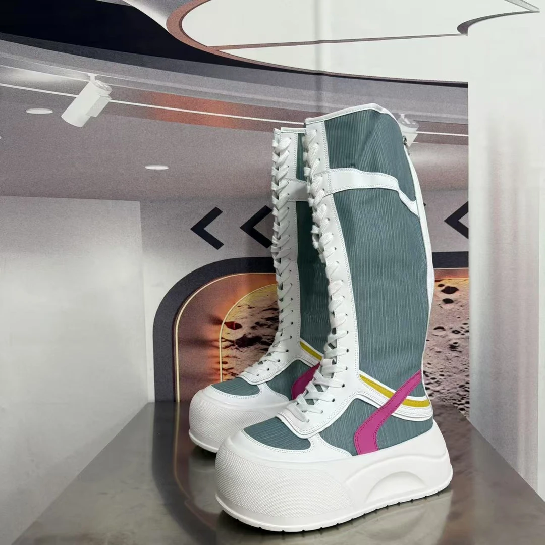 396-2春夏新款2025圆头系带韩版简约休闲板鞋潮流百搭ins