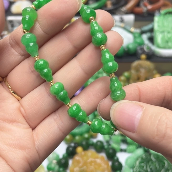 翡翠未镶嵌手链手链25