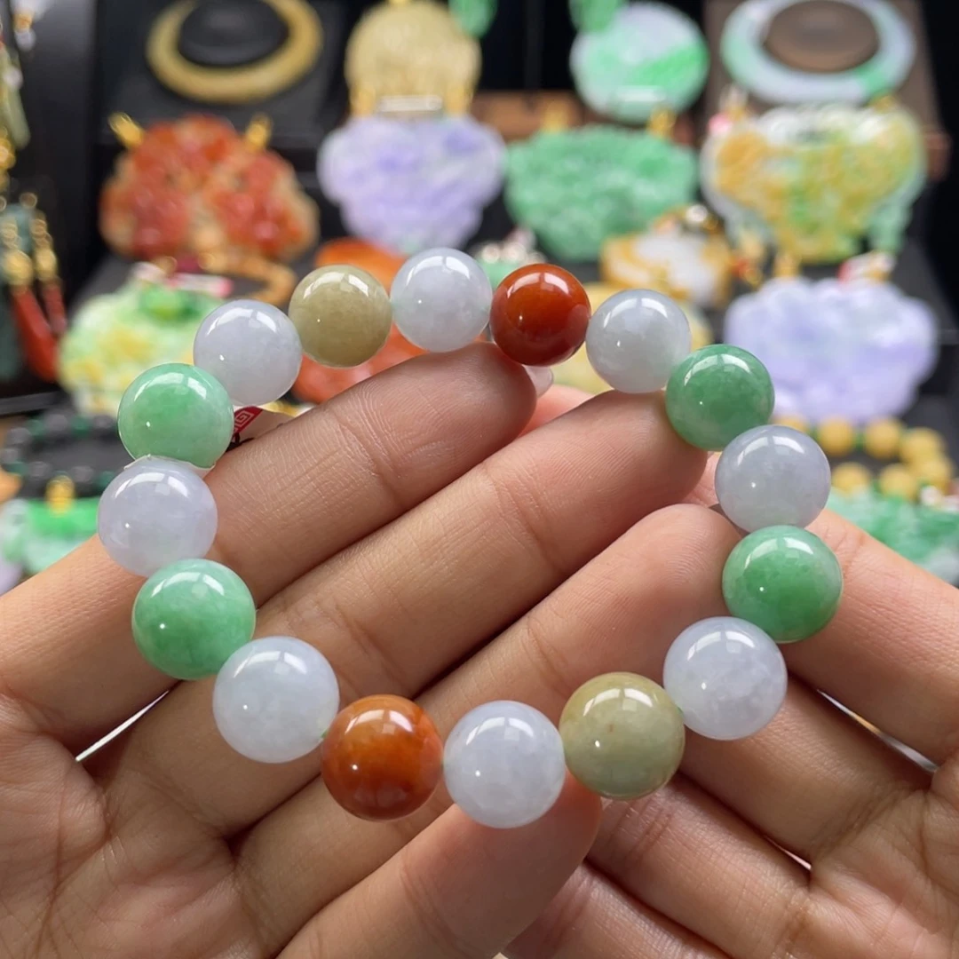 未镶嵌手串翡翠代编织