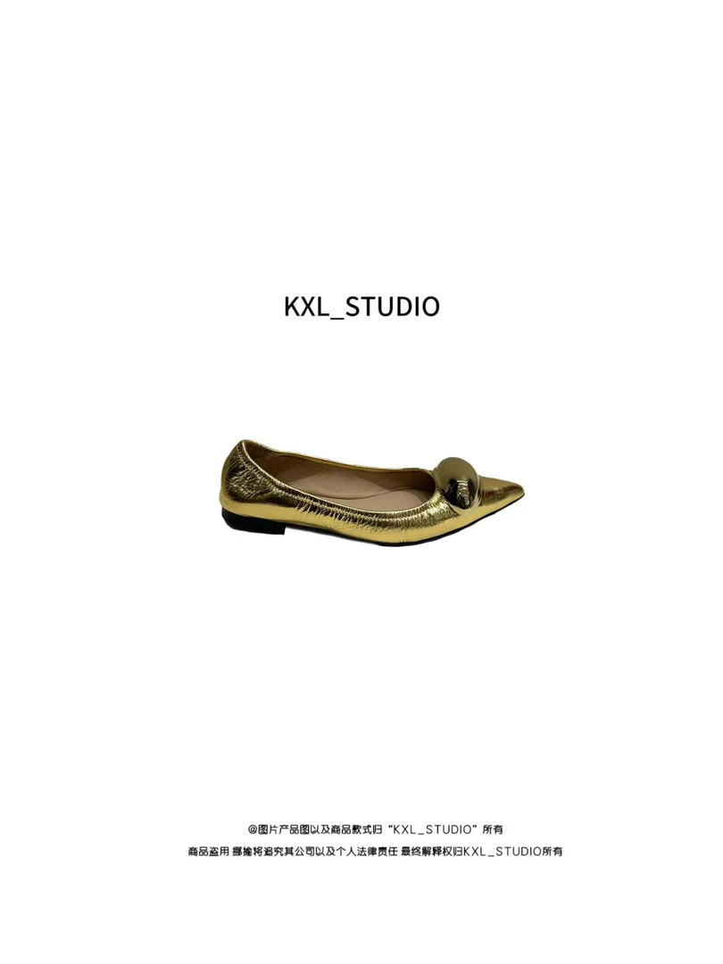 KXL-STUDIO【KELE精选】卢浮之夜_小羊皮单鞋70019