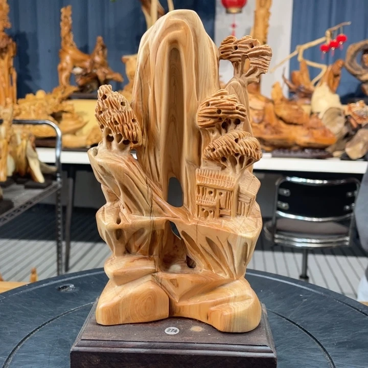 柏木（崖柏）山水倒流香送两盒香