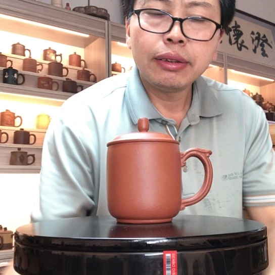 茶杯朱泥微瑕容量300