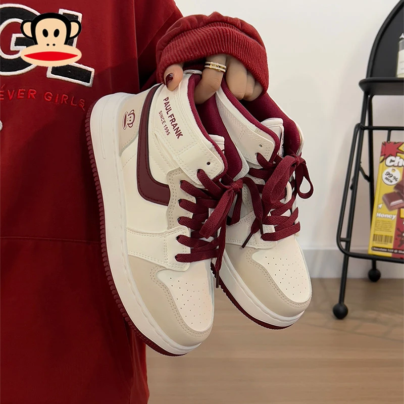 大嘴猴棉鞋男款冬季2025爆款百搭东北保暖高帮厚底休闲运动板鞋女