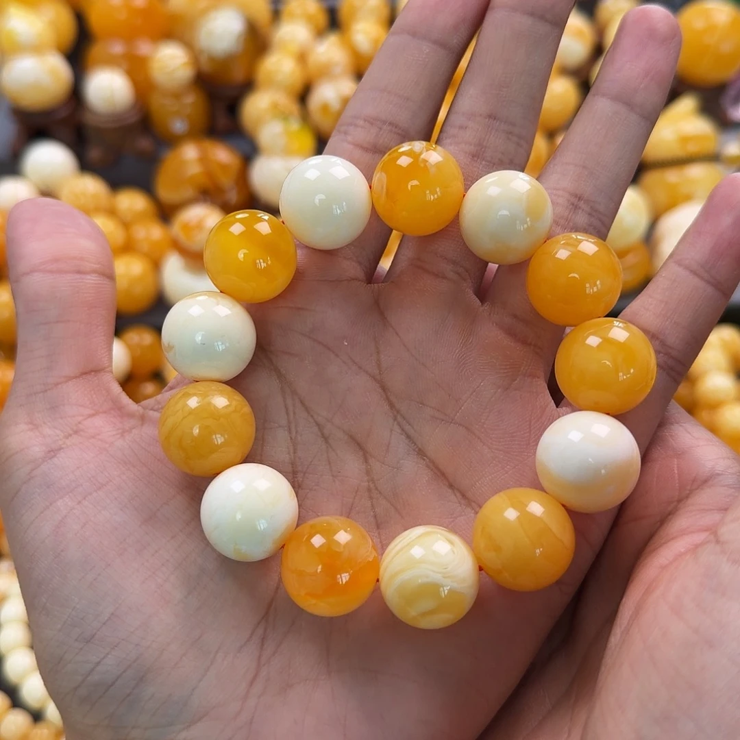 琥珀未镶嵌珠宝奇石17mm