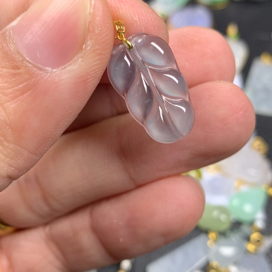 【闪购商品】翡翠颈饰18K金镶嵌翡翠