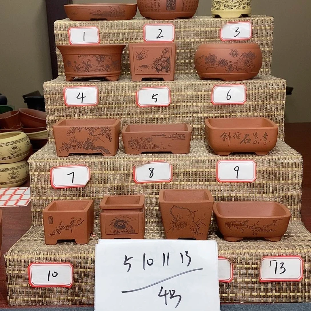 紫砂花盆小*在看了几