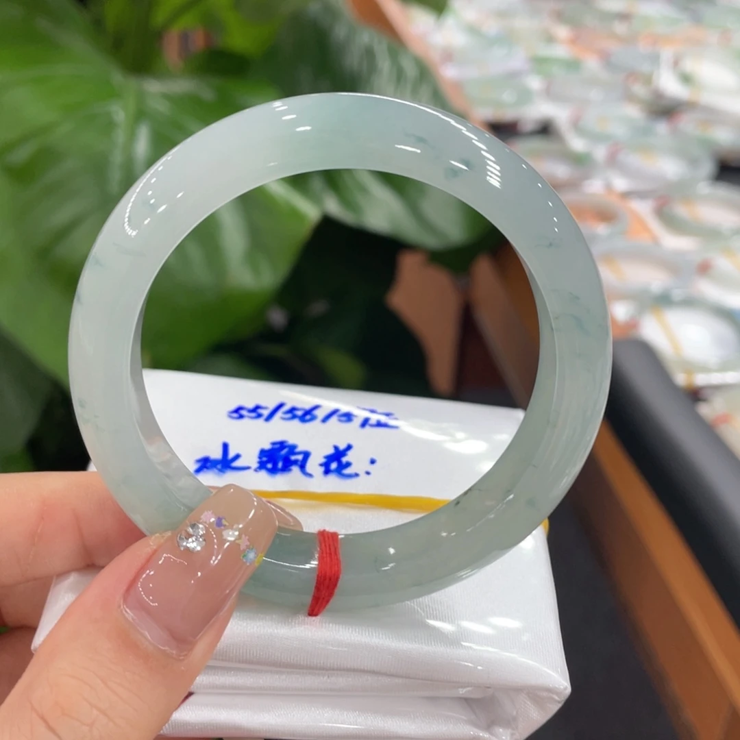 翡翠未镶嵌手镯天然缅甸翡翠A货手镯66