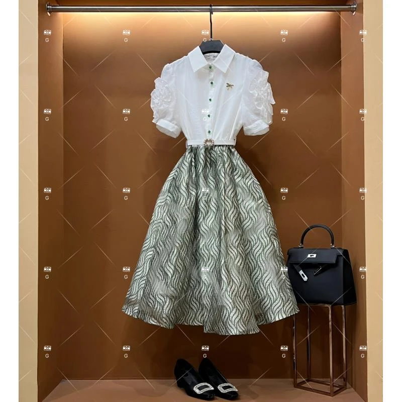 【M】春夏优雅百搭时尚中国风女装连衣裙 GS-56029