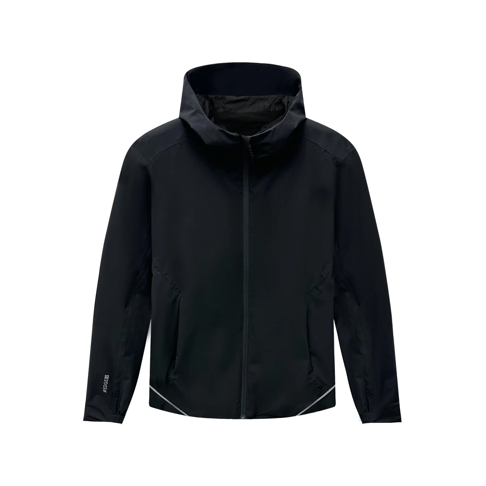 DITE男装 户外防风夹克秋冬新款夹克早春外套黑色百搭连帽夹克