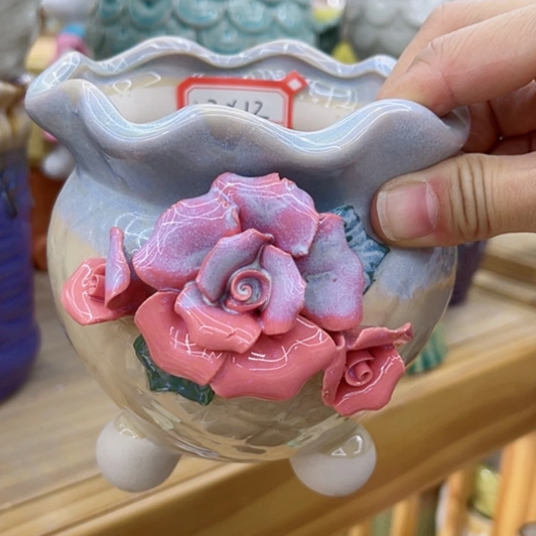 【闪购商品】陶瓷花盆