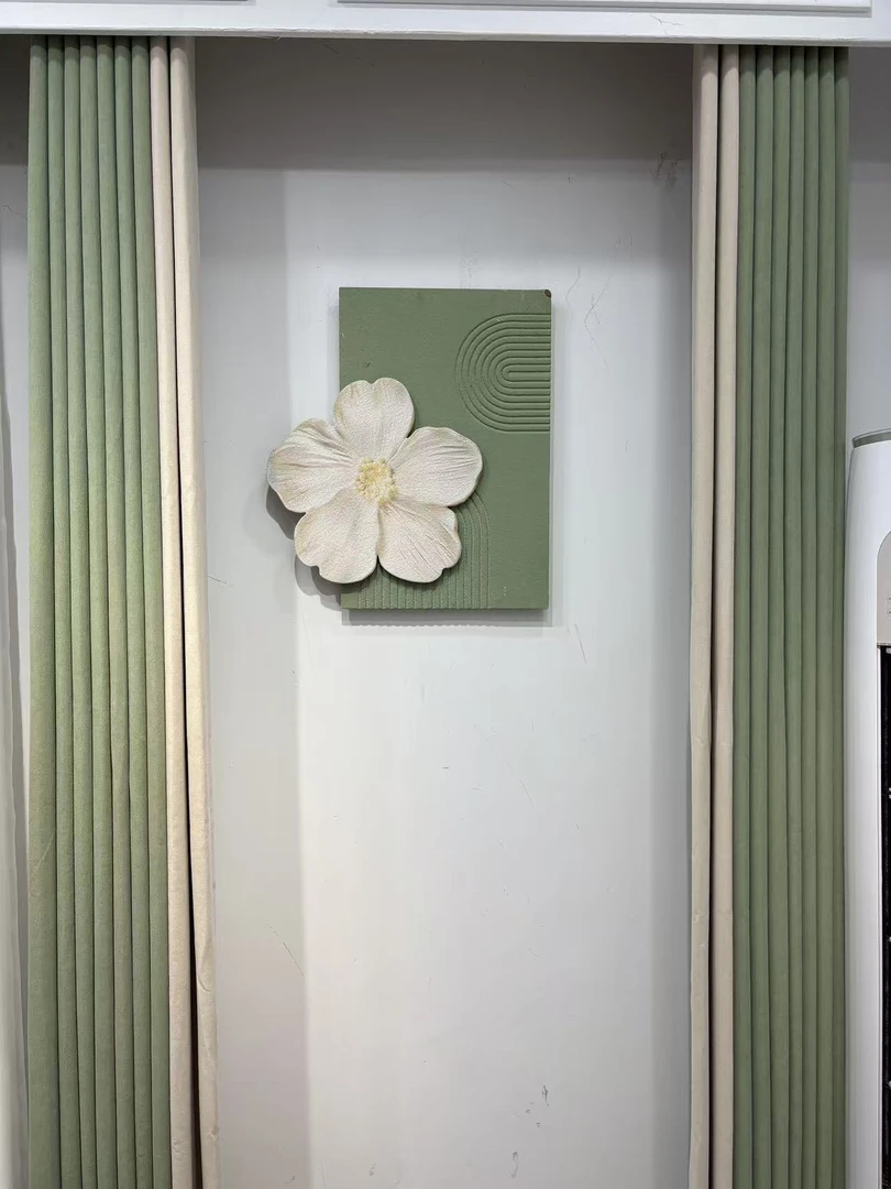 新款加厚雪尼尔：梧桐私语（成品窗帘）