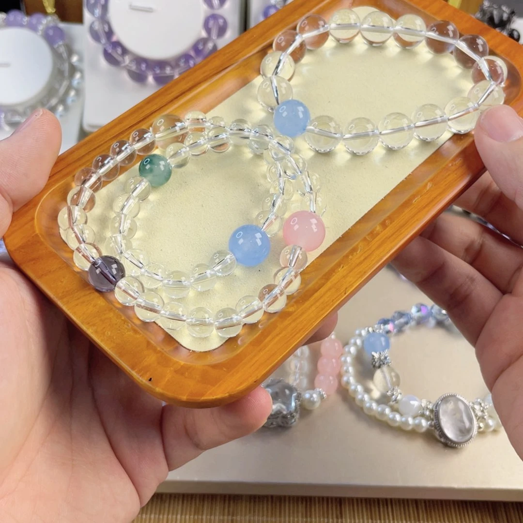 针钠钙石手饰银S925镀金镶嵌