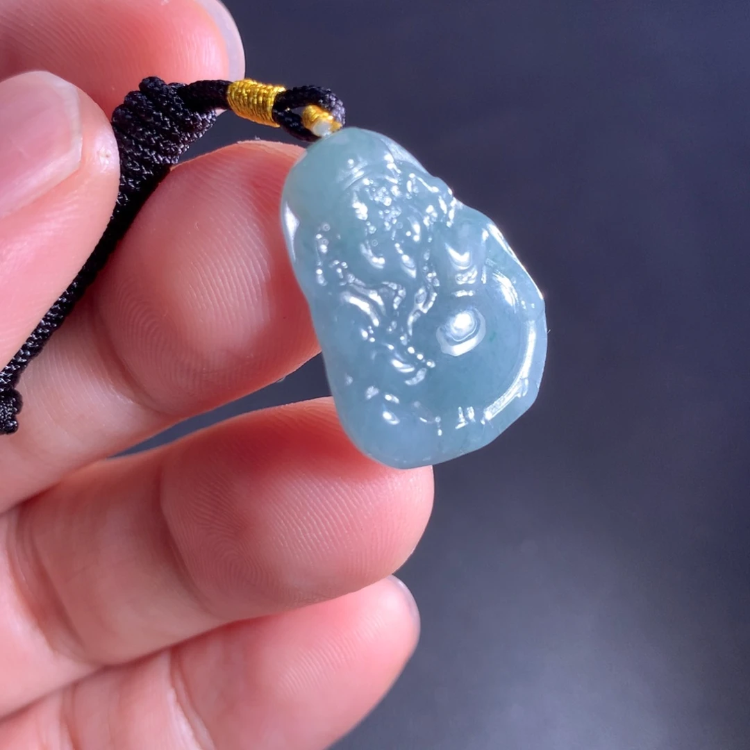 翡翠未镶嵌颈饰天然A货翡翠时尚气质女款吊坠挂坠