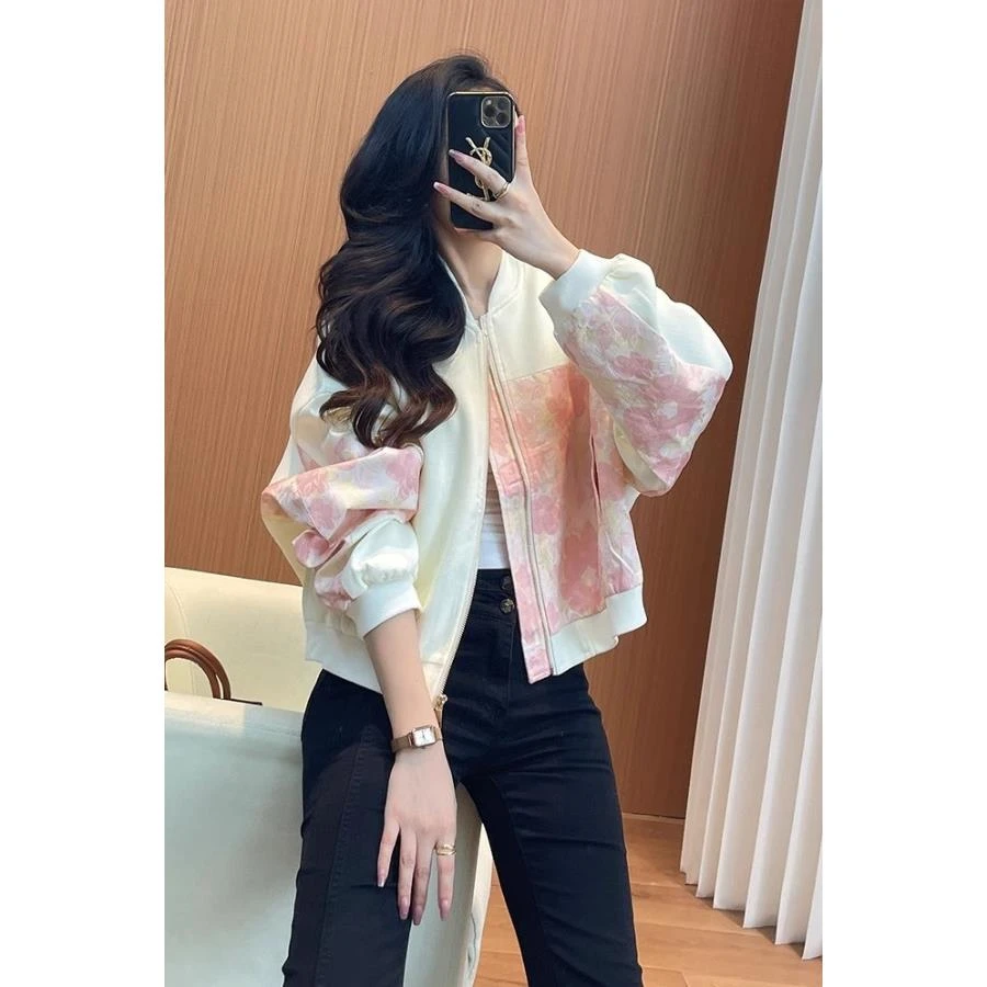 外套女款春秋2025年新款女装韩系时尚休闲独特超好看的棒球服夹克