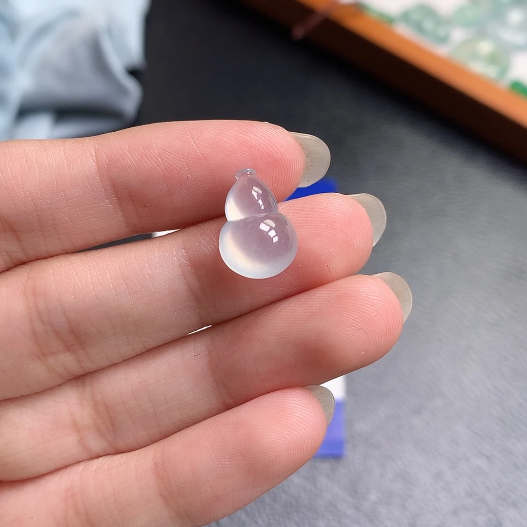 翡翠裸石缅甸天然A货翡翠冰种葫芦