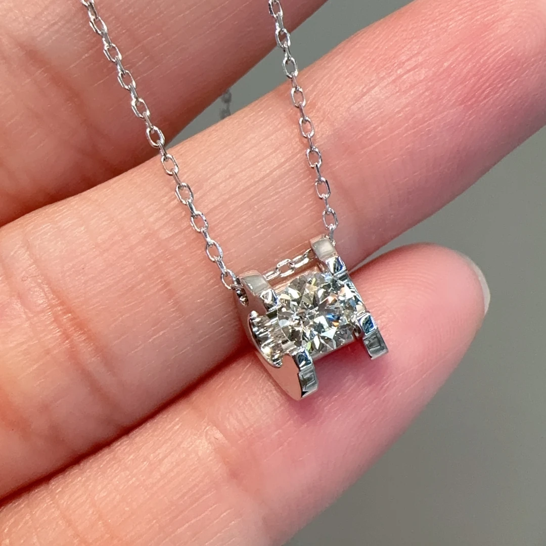 【小晗专属】40分牛头钻石项链 时尚百搭简约镶嵌经典多样性发一