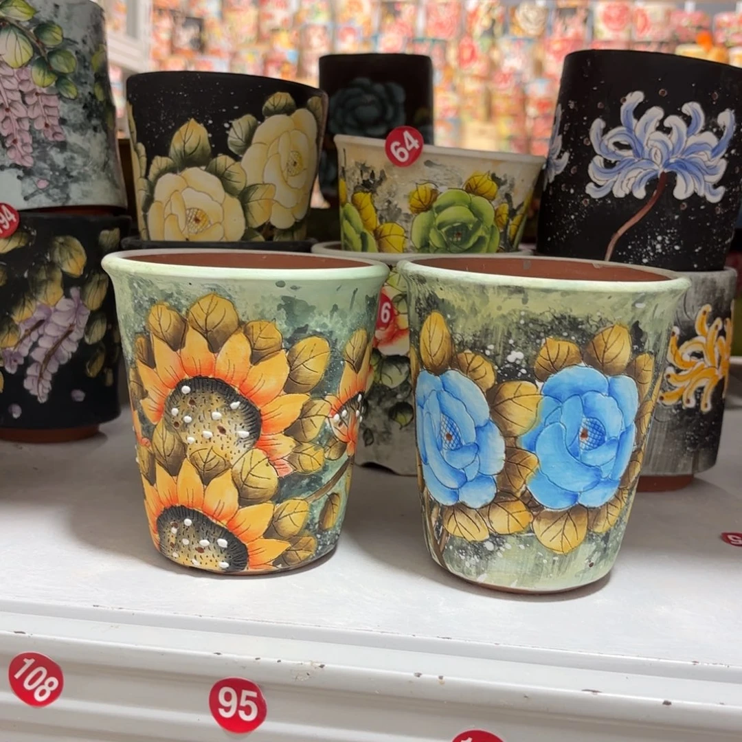 景德镇手绘花盆陶瓷10/12