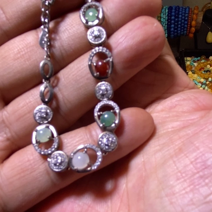 翡翠手链未镶嵌配饰