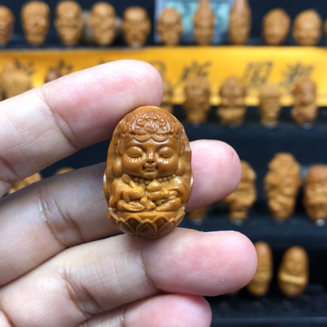 【闪购商品】橄榄核手串/手链刘*野普贤菩萨手捻