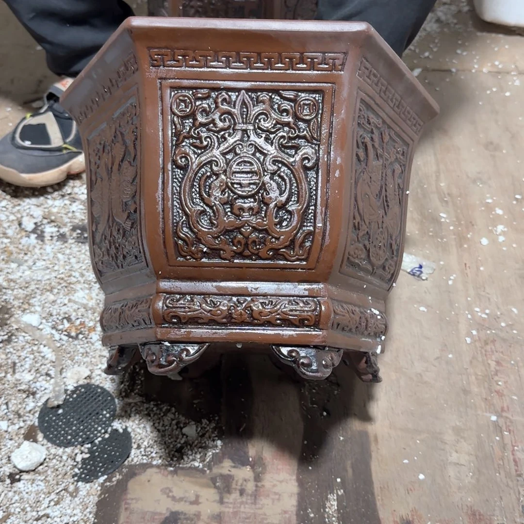 紫砂花盆口径26.22口径