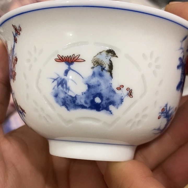 摆件景德镇陶瓷主人杯14556