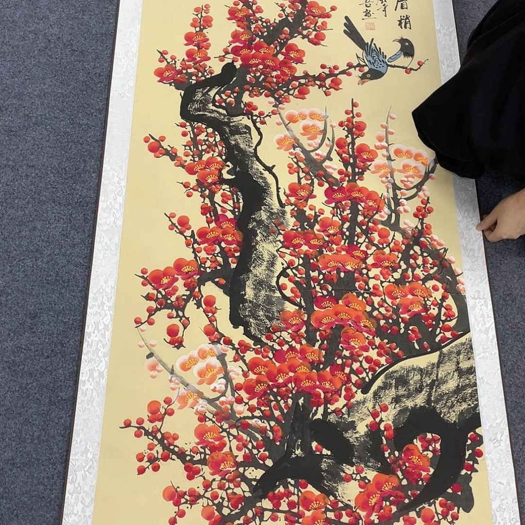 国画作品小姐姐放漏…