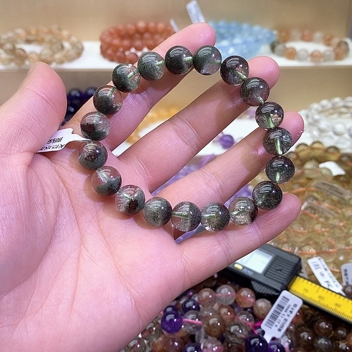 水晶手链未镶嵌绿幽灵宝盆10+