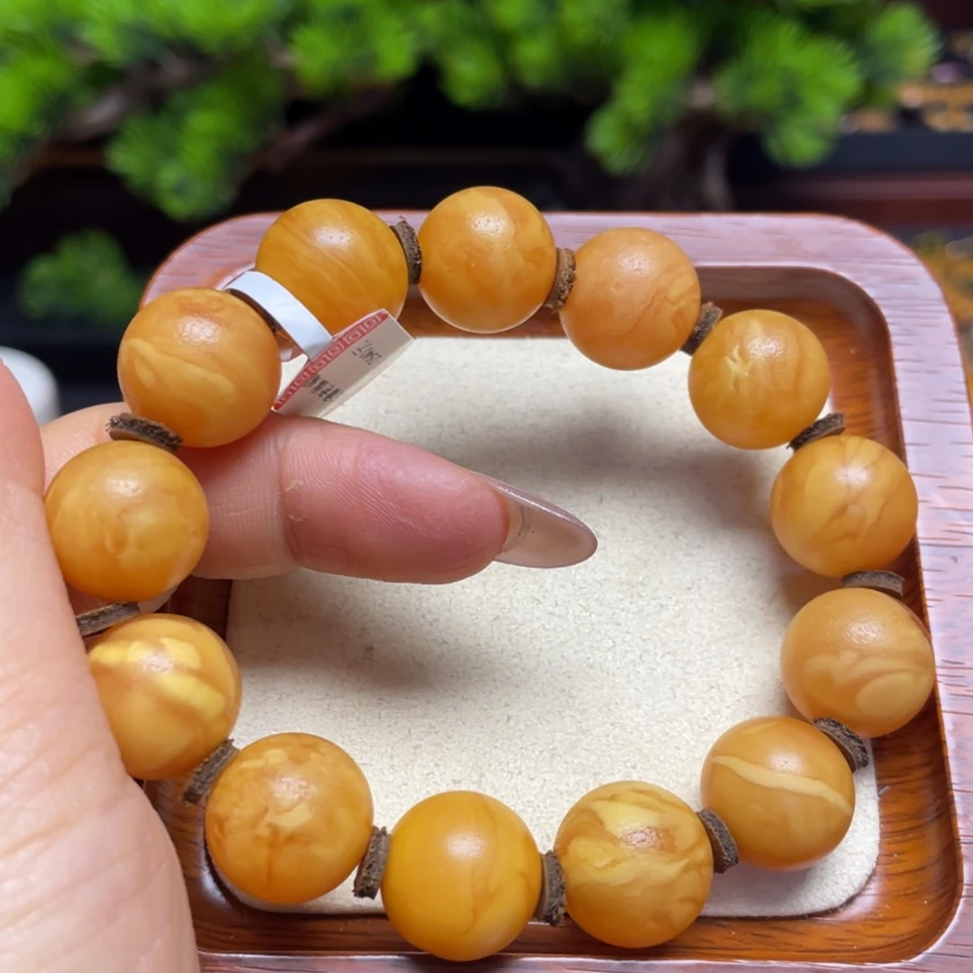 蜜蜡手链未镶嵌手串