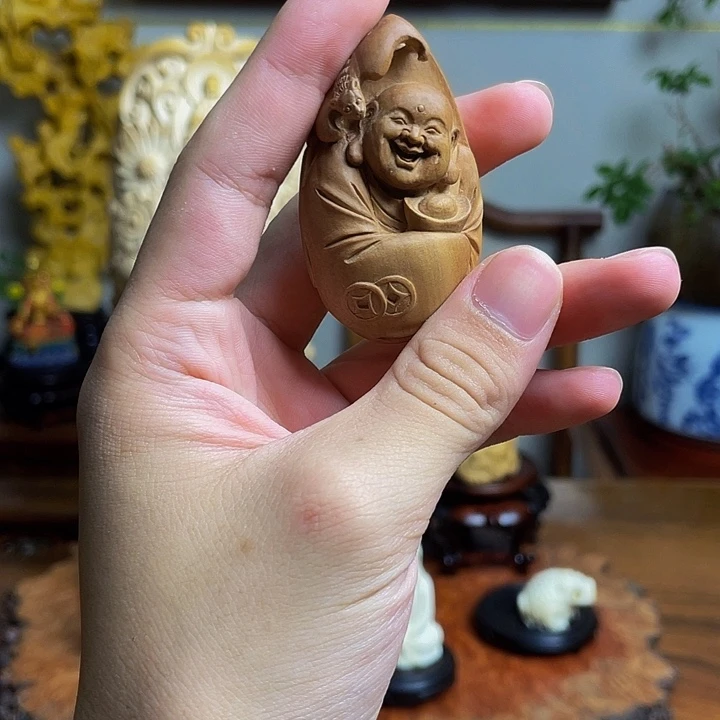 檀香木尚秋竹木雕刻传统手工艺