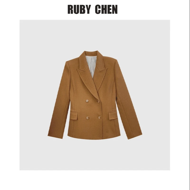 团子~精致气场挺括干练西服外套女2025春季新款西装上衣