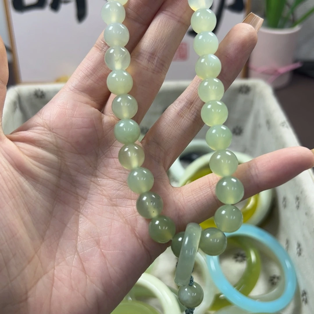 蛇纹石玉手镯未镶嵌592