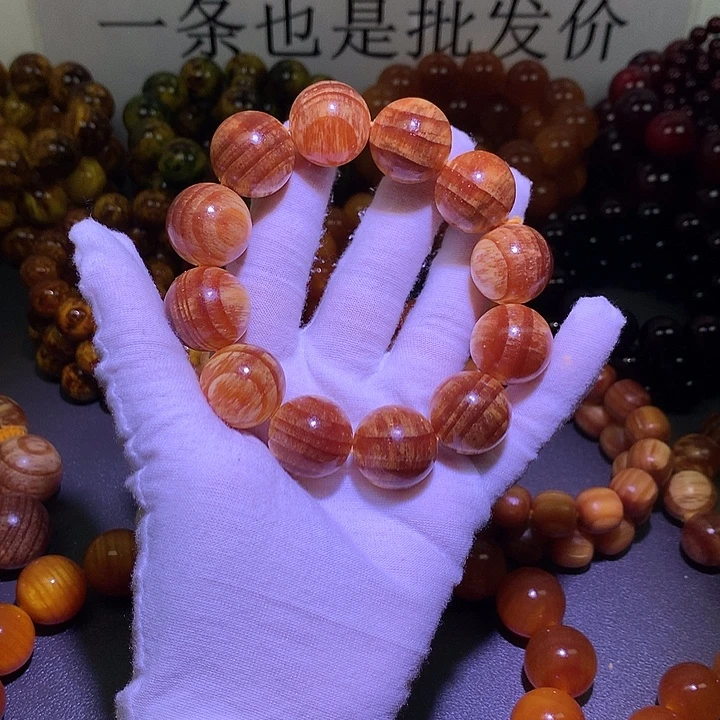 松木（琥珀木）手串/手链2.0 老根料