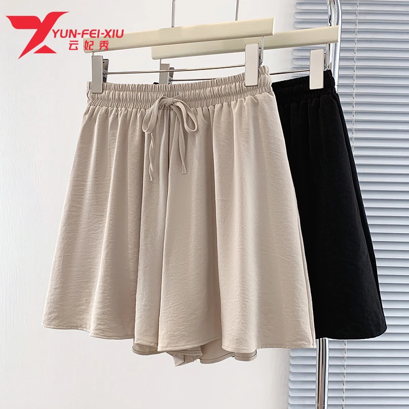 云妃秀大码女装短裤时尚休闲腰头装饰宽松显瘦百搭减龄夏季63459
