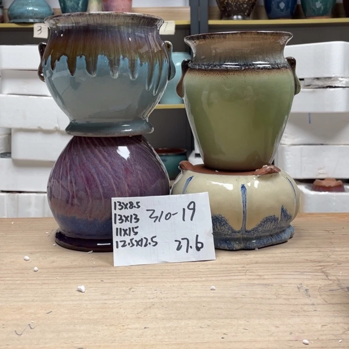 紫砂花盆多肉花盆微瑕10