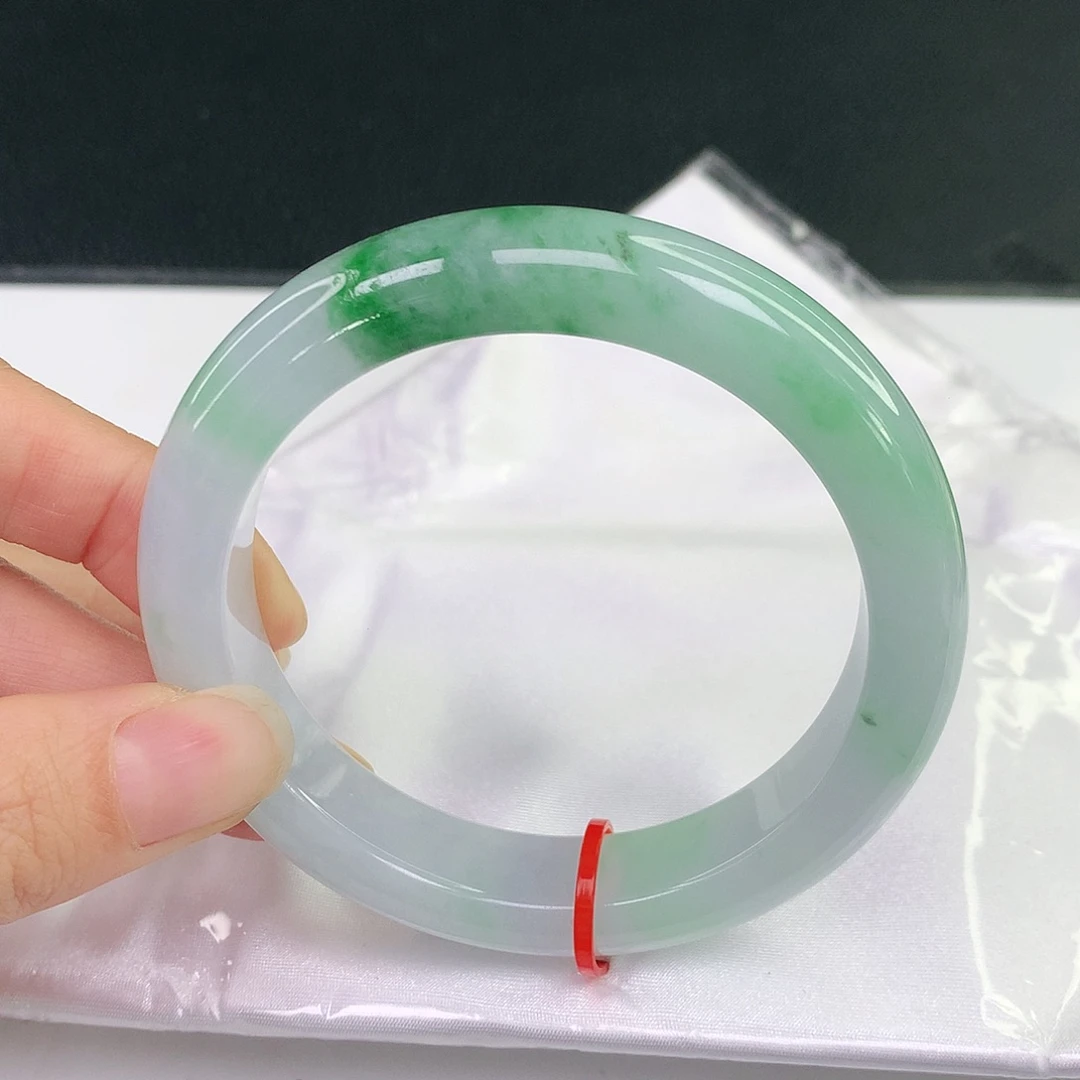 翡翠手镯未镶嵌缅甸天然翡翠A货手镯022