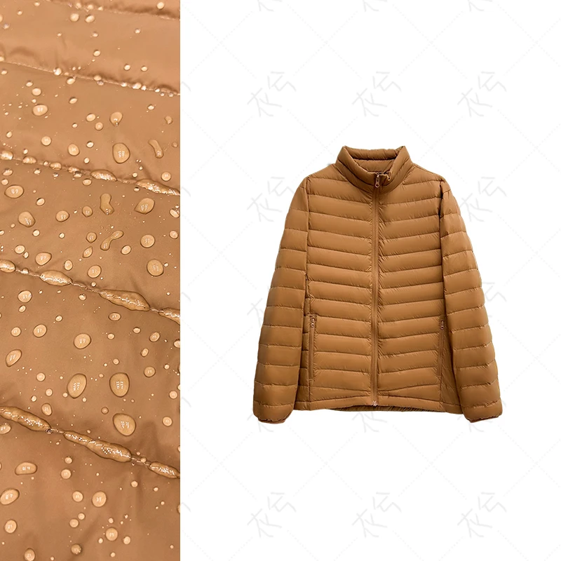 （衣兮轻便绗缝羽绒服）B16秋冬季立领拉链休闲百搭款保暖羽绒服H