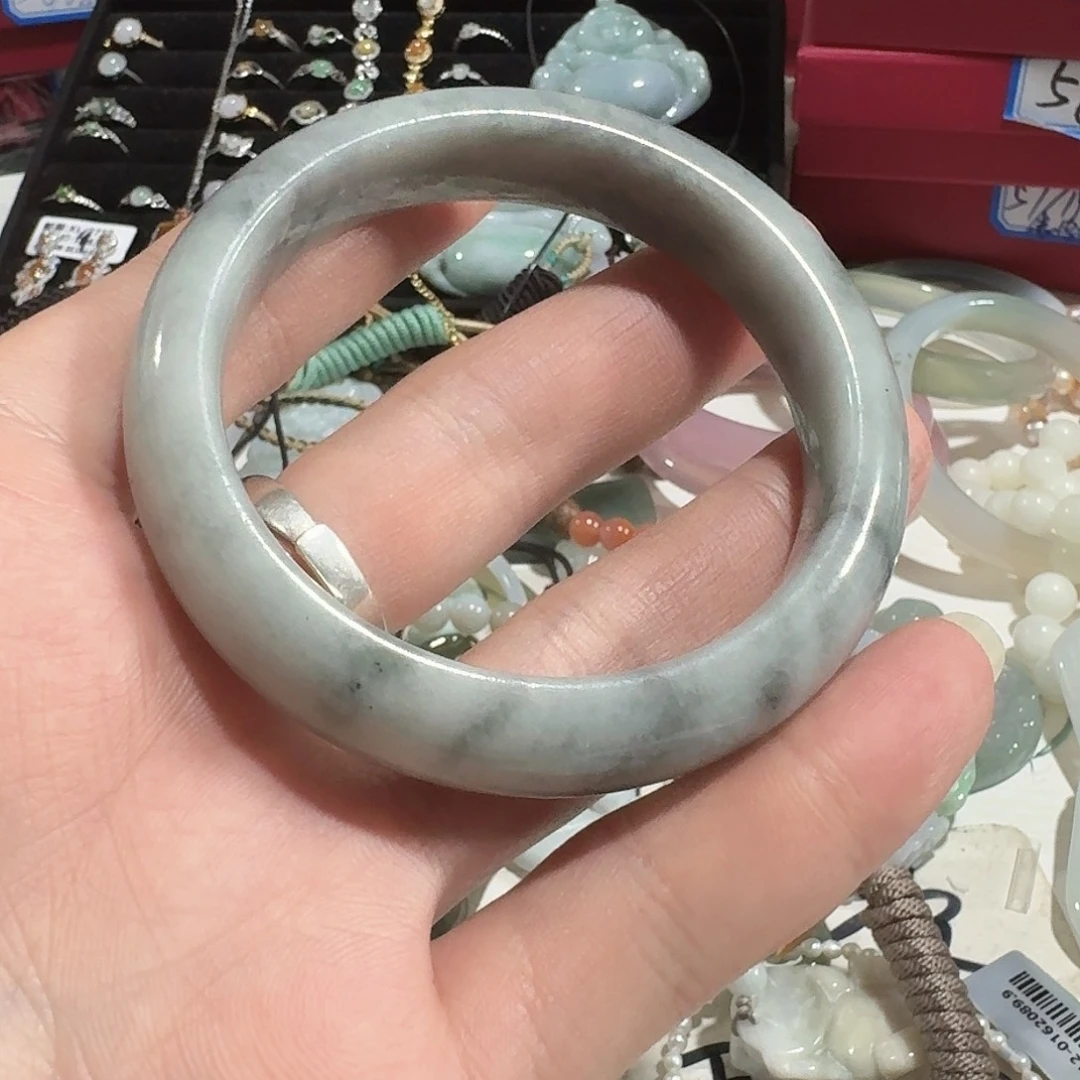 翡翠未镶嵌颈饰手镯56.3#