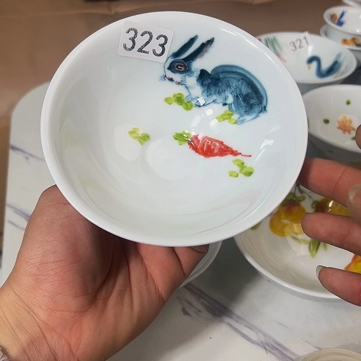 瓷景德镇手工手绘高温瓷