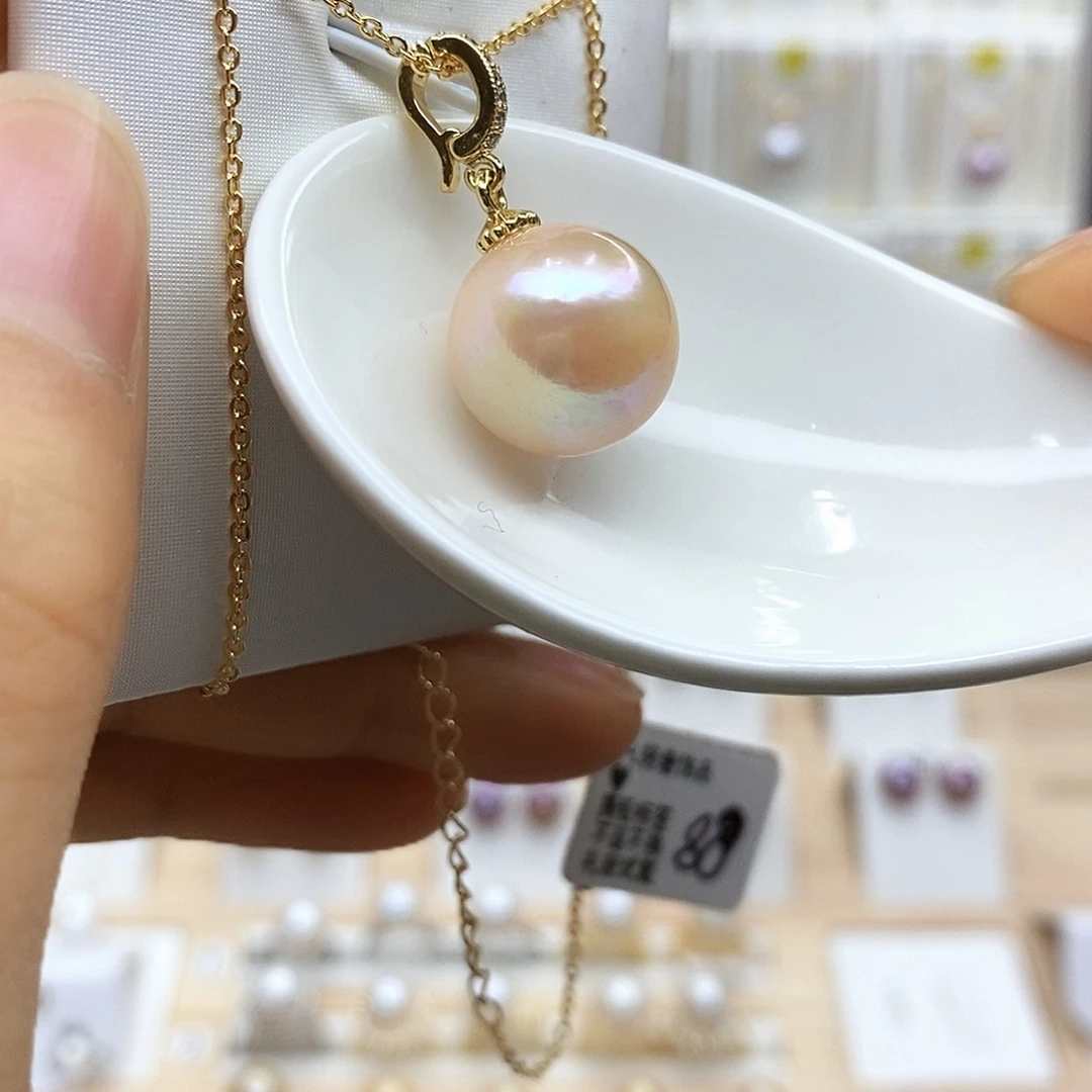 淡水珍珠颈饰合金