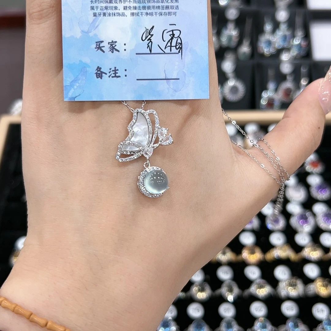 黄晶戒指银S925镶嵌戒指