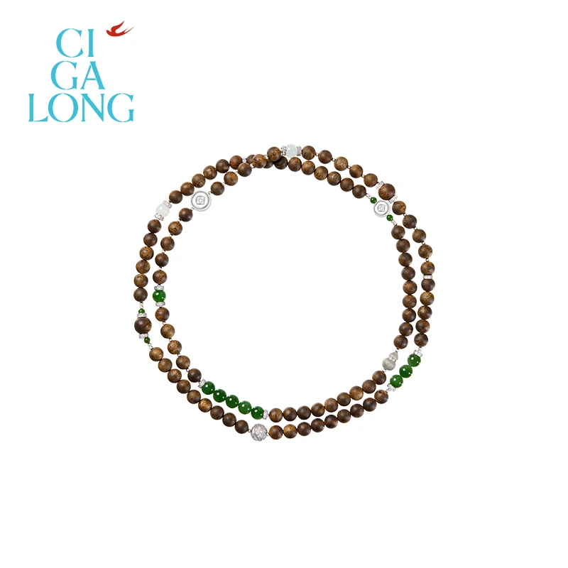 CIGALONG葫芦宝财和田玉项链   【专场推荐】