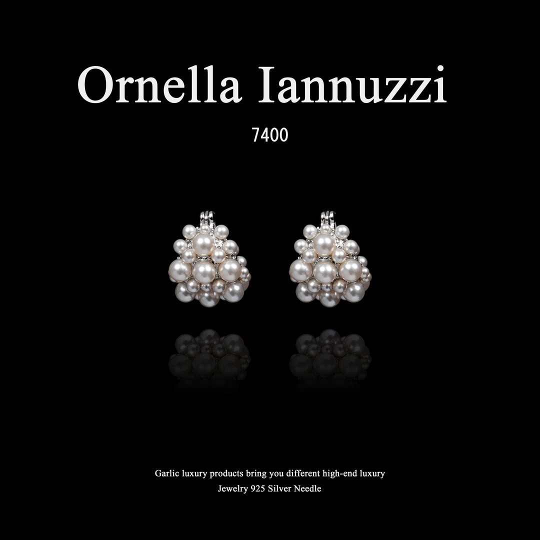 镀K金  Ornella Iannuzzi耳饰~7400