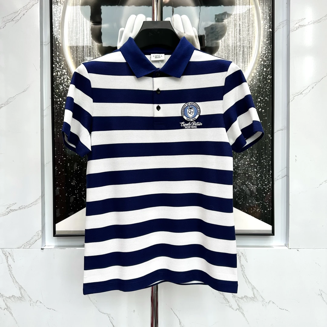 【卡珀拉Polo衫】新款高品质柔软男士polo衫男款休闲时尚春夏0689