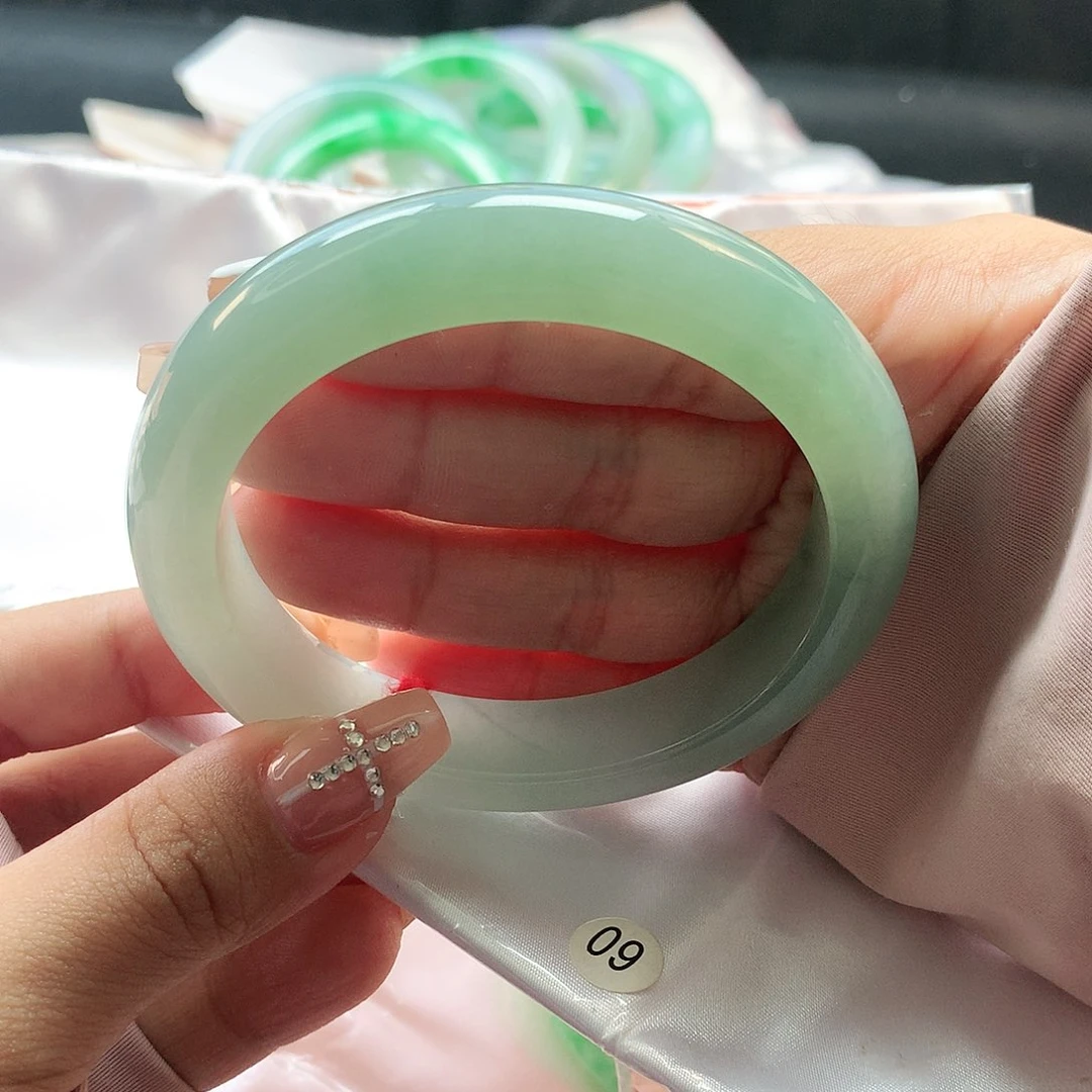 未镶嵌手镯翡翠60圈1641