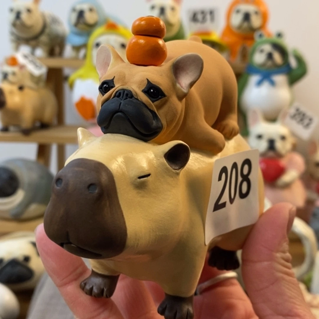 【闪购商品】微瑕208红牛卡皮巴拉陶瓷周边