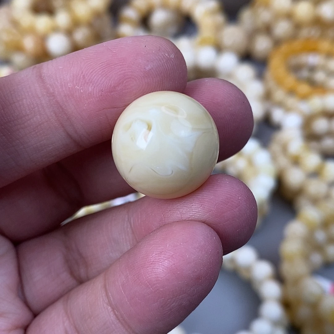 蜜蜡未镶嵌珠宝奇石 4.8g  20.5mm