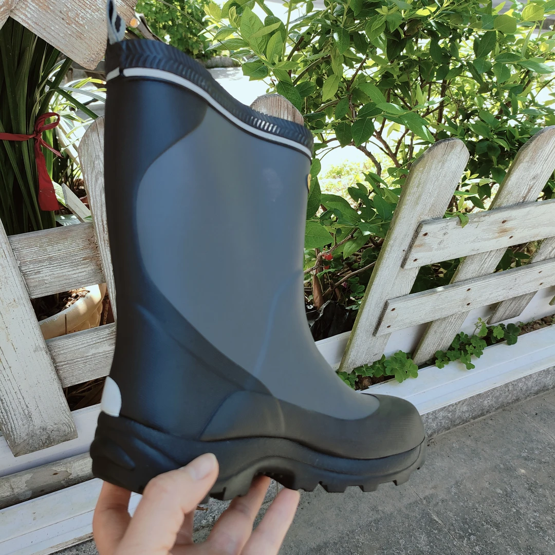 瑕疵男孩中大童28-39码学生雨鞋橡胶厚底中筒雨靴 儿童雨鞋 四季