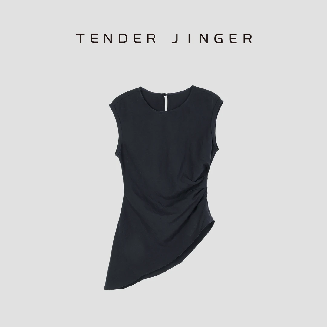 Tender Jinger温柔知性无袖设计感套装（分开拍）T52BEI81205